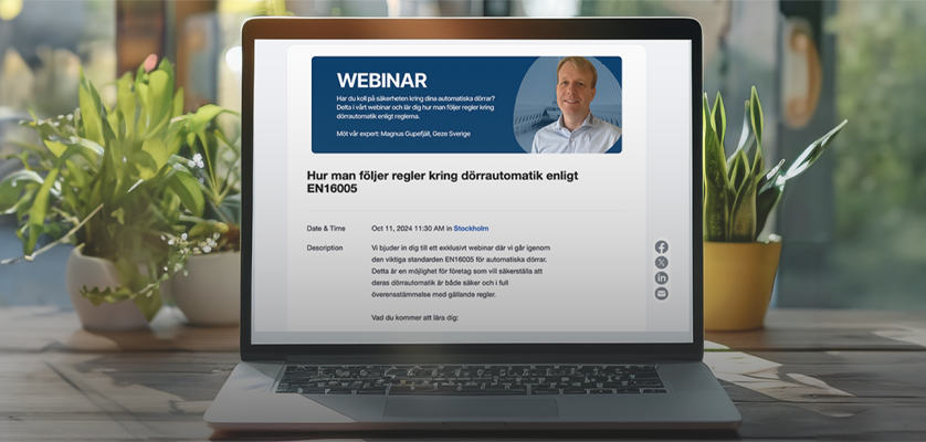 Webinar: EN16005